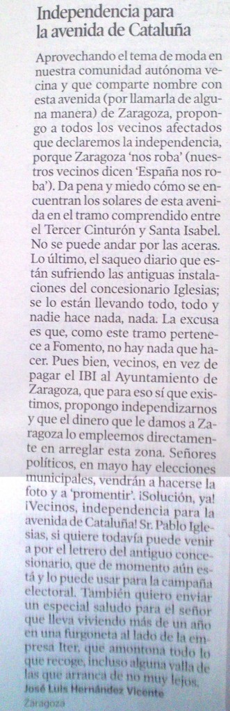 HERALDO CARTA 31 FEB 2015